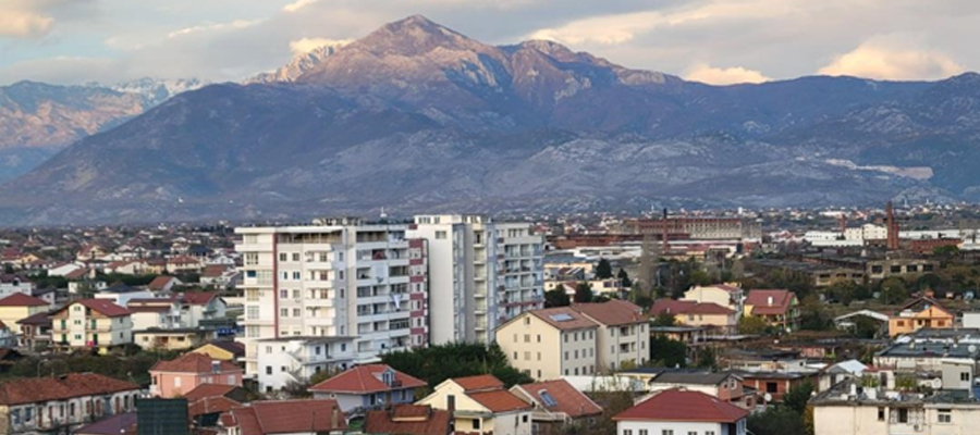 Shkodër Albania view before hiking the Albanian Alps